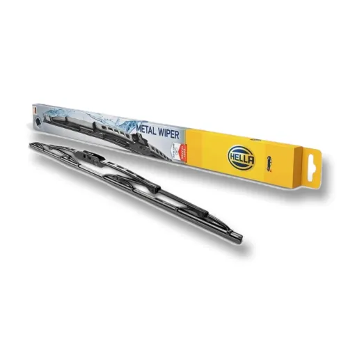 Ștergător Parbriz Hella Metal Wiper 375 mm, Cadru Metalic, Prindere Cârlig